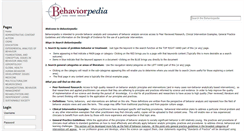 Desktop Screenshot of behaviorpedia.com